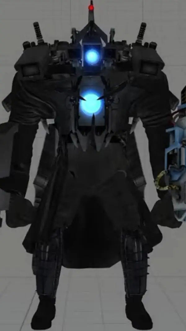 ai character: titán cámara Man background