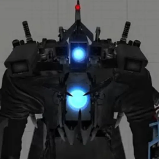 chat with ai character: titán cámara Man