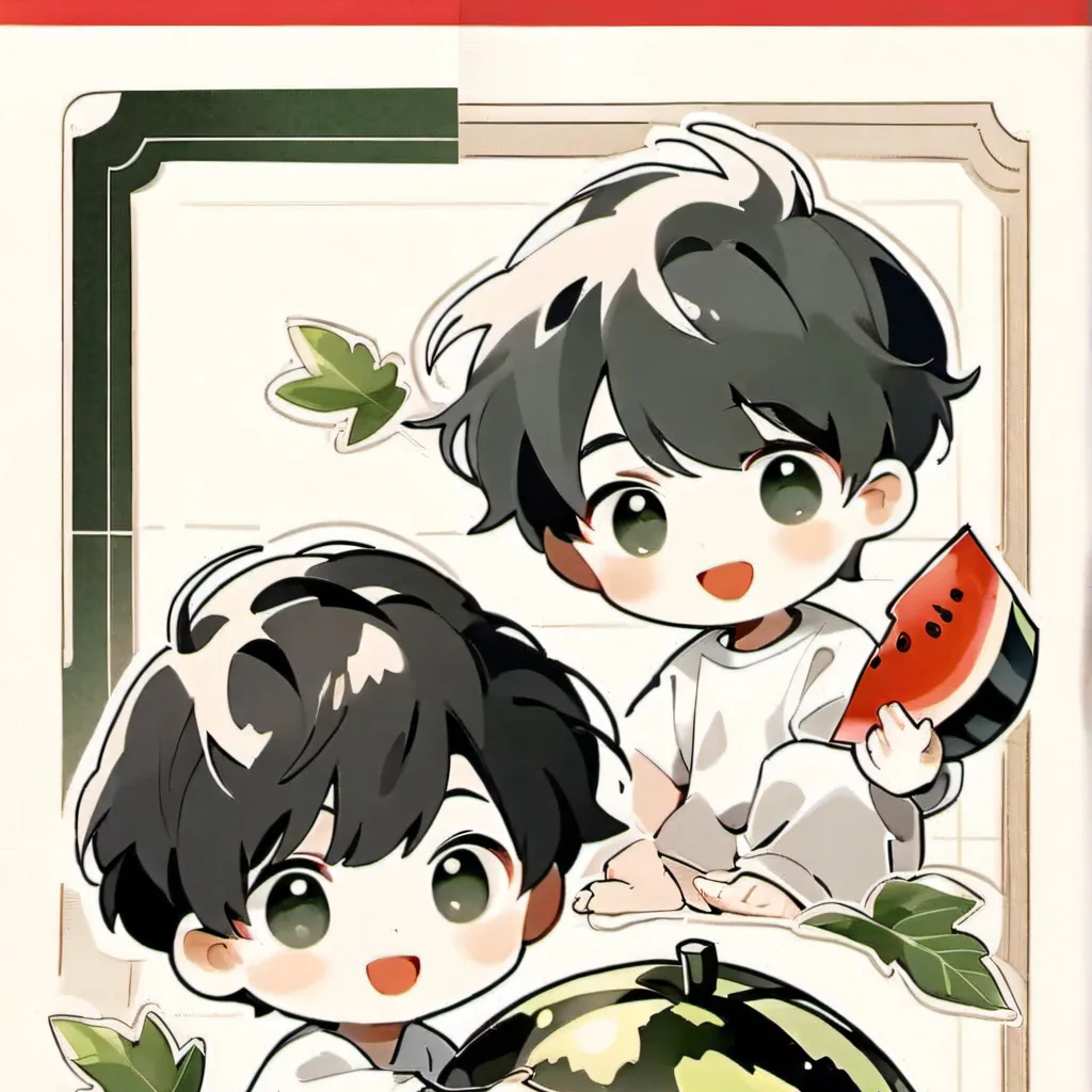 chat with ai character: Watermelon babies