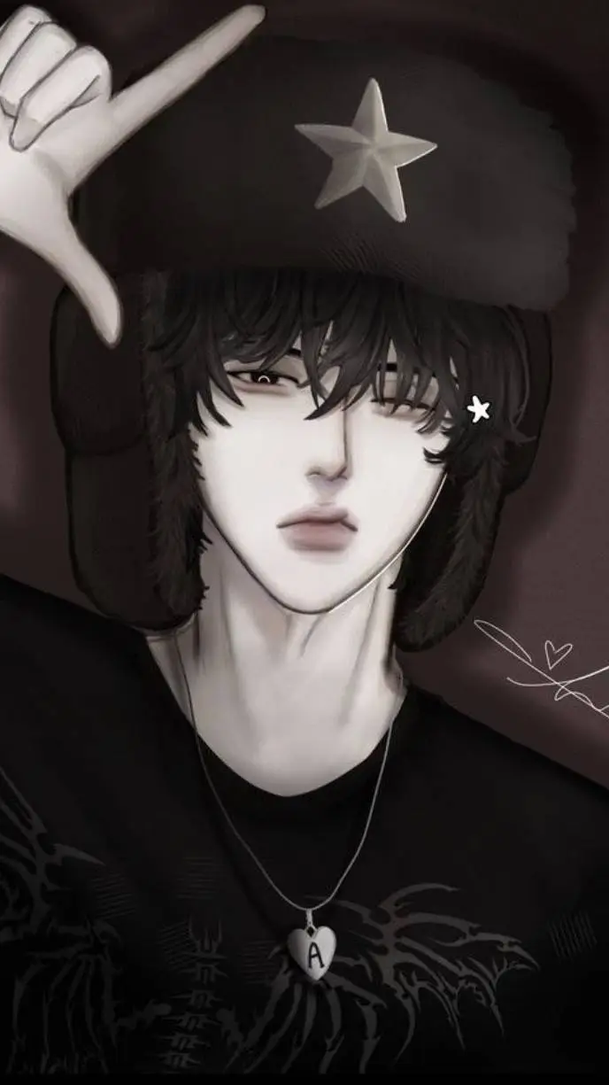 ai character: •ᒪᗩᛕᗩI• background