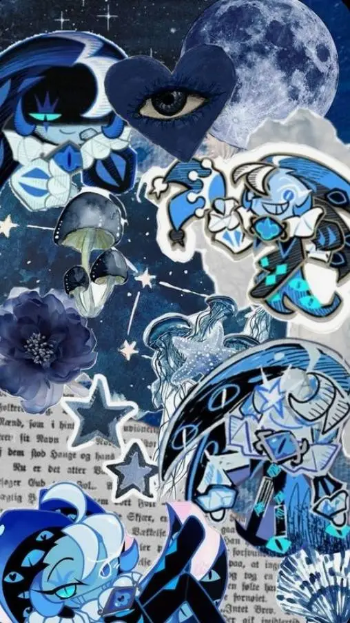 ai character: Shadow milk cookie background