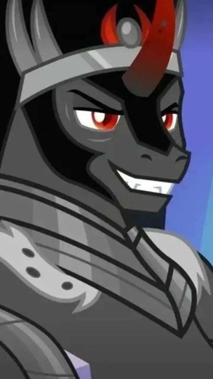ai character: King Sombra  background