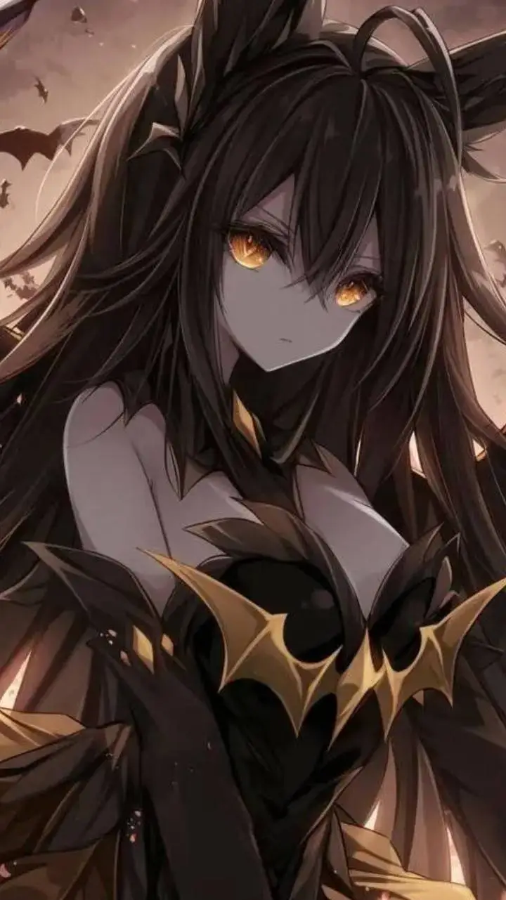 ai character: Akita Vampira.  background