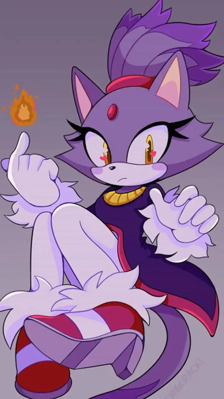 ai character: Blaze y Luna.  background