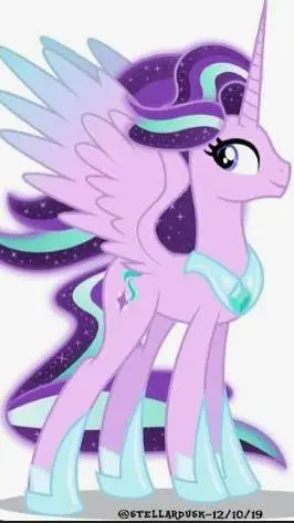 ai character: Starlinght Glimmer background