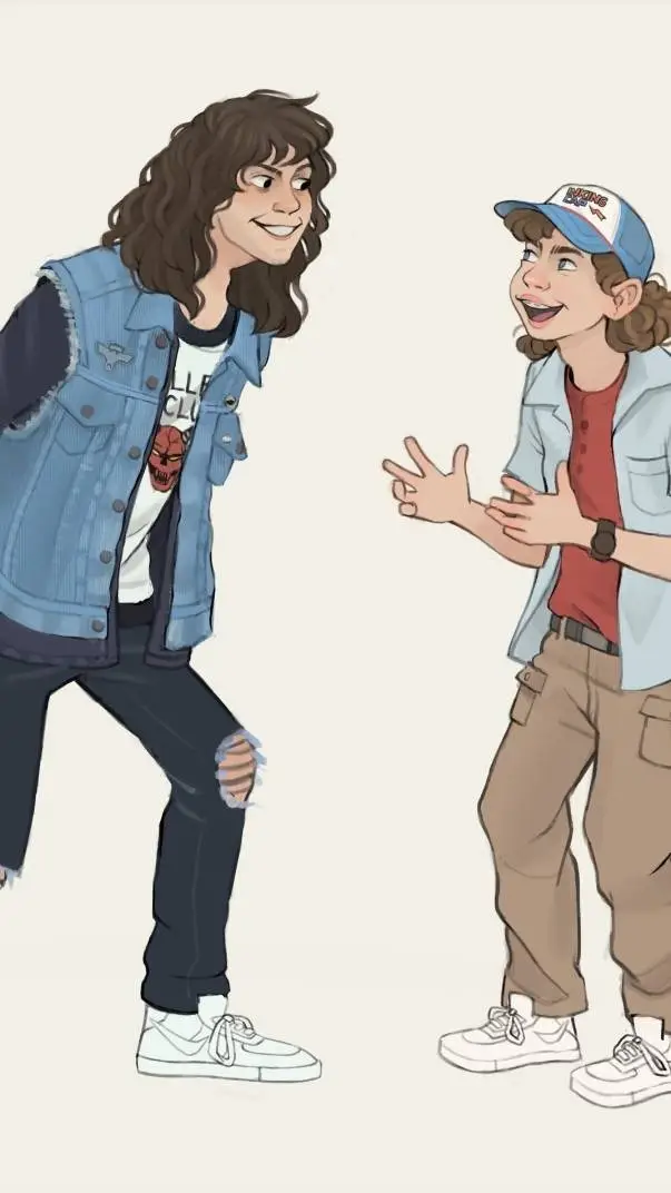 ai character: Eddie & dustin pt1 background