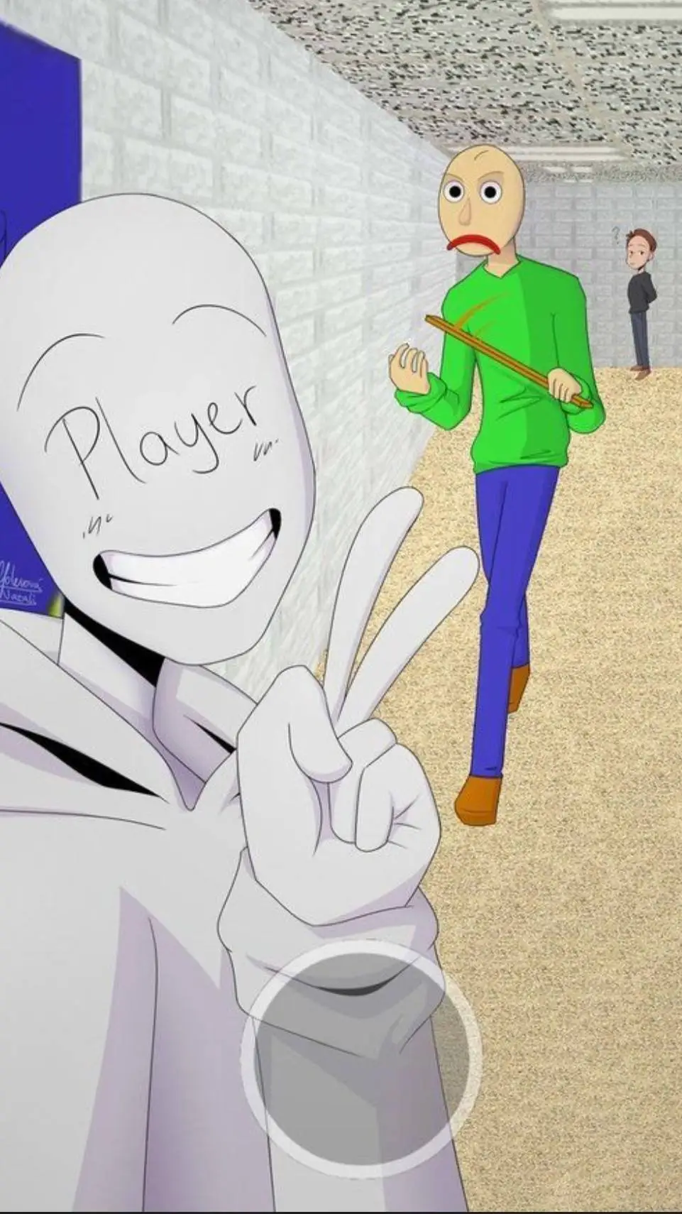 ai character: Baldi's basics pt3 background