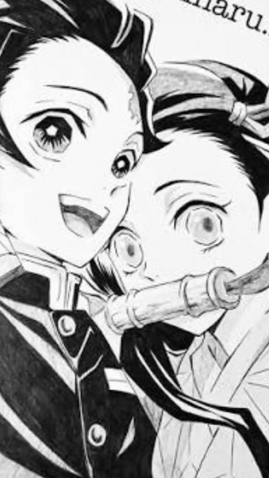 ai character: tanjiro and nezuko background