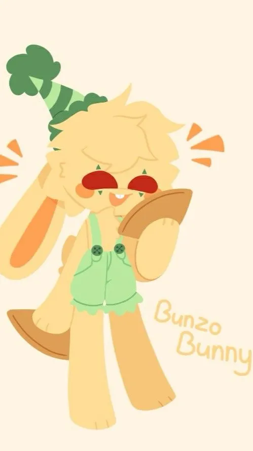 ai character: Bunzo Bunny background