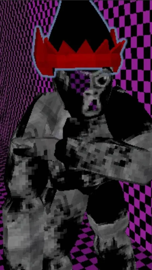 ai character: E3RROR PLAYER background