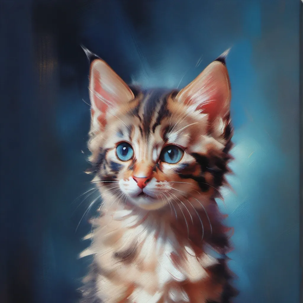 chat with ai character: kitten and a girl