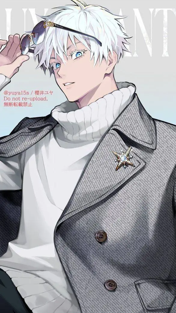ai character: •[GOJO]•~五条 background