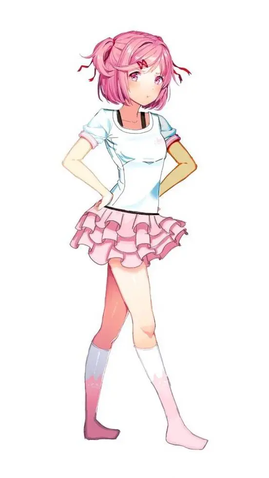 ai character: { Natsuki ! } background