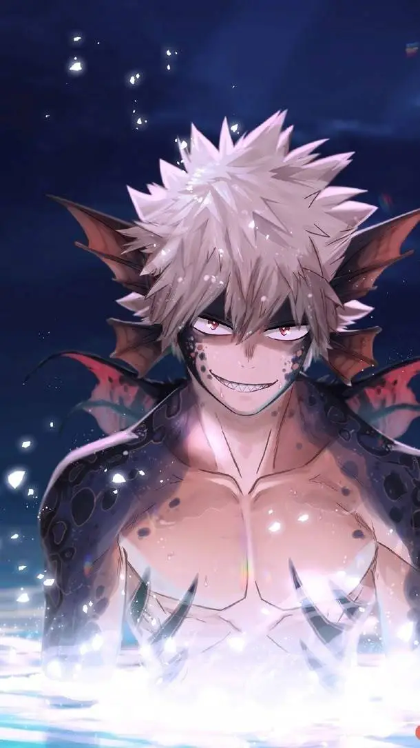 ai character: mermaid bakugo background