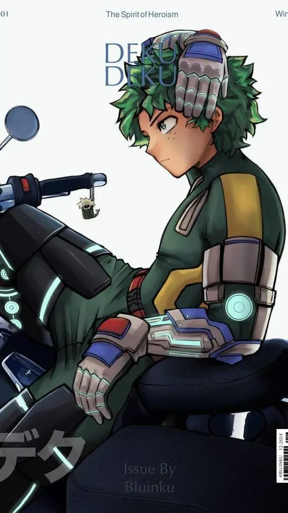 ai character: deku teacher background