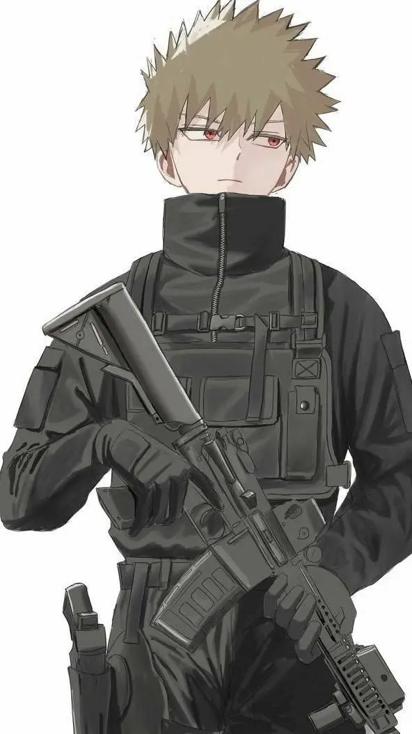 ai character: bakugo military background