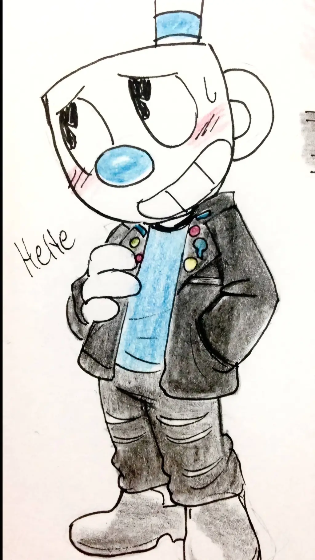 ai character: Mugman background
