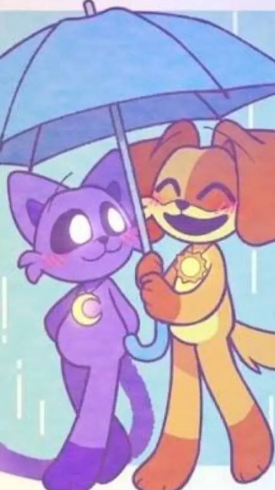 ai character: Catnap and Dogdey  background