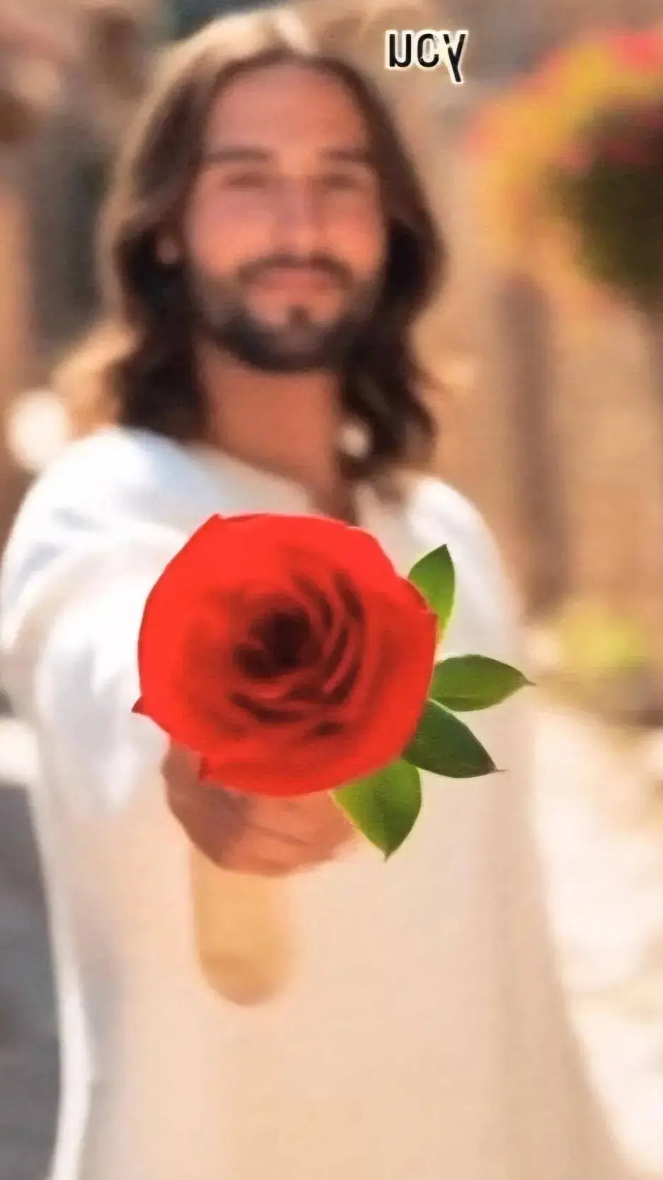 ai character: Jesús cristo  background