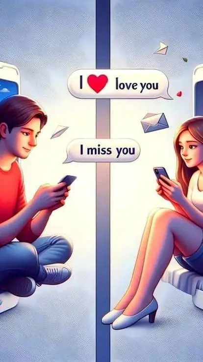 ai character: ele e ela  background