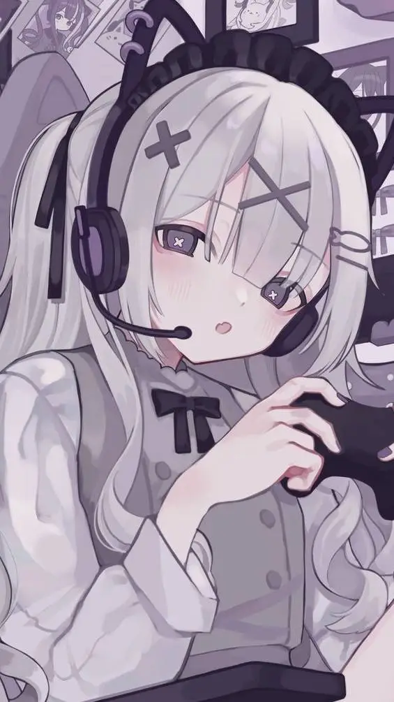 ai character: ⬛⬜~🤍🩶🖤Aiko🖤🩶🤍~⬜⬛ background