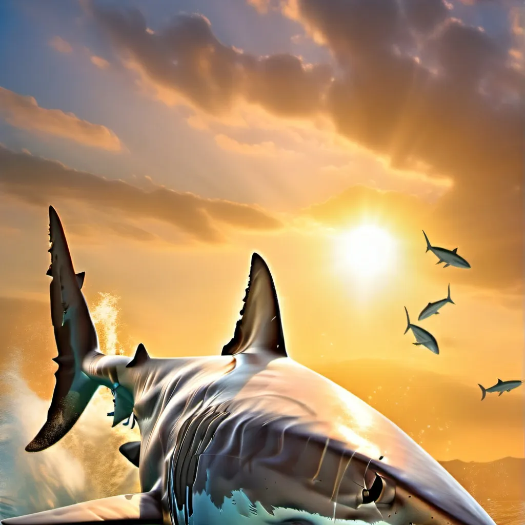 chat with ai character: hungry shark ew