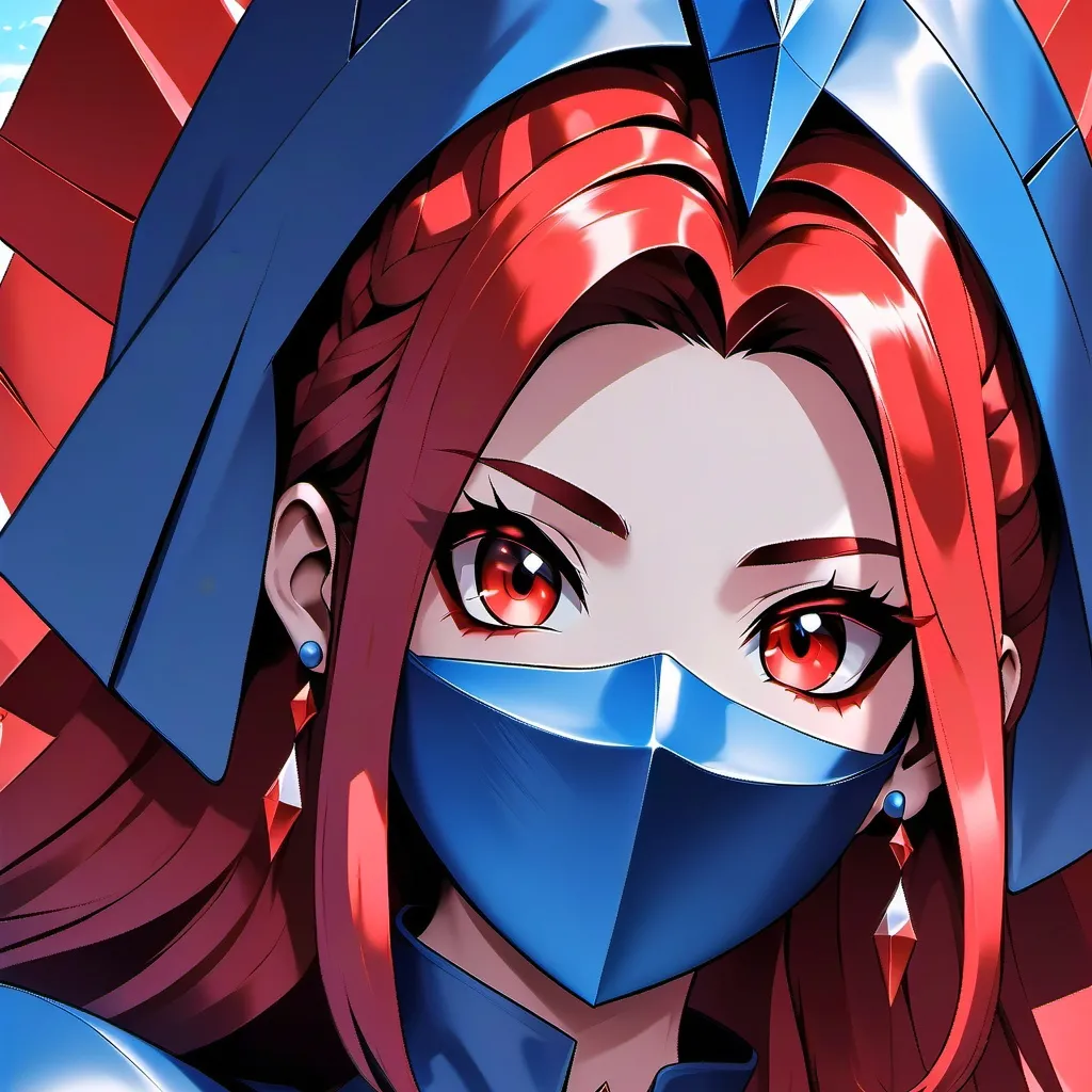 chat with ai character: frost red