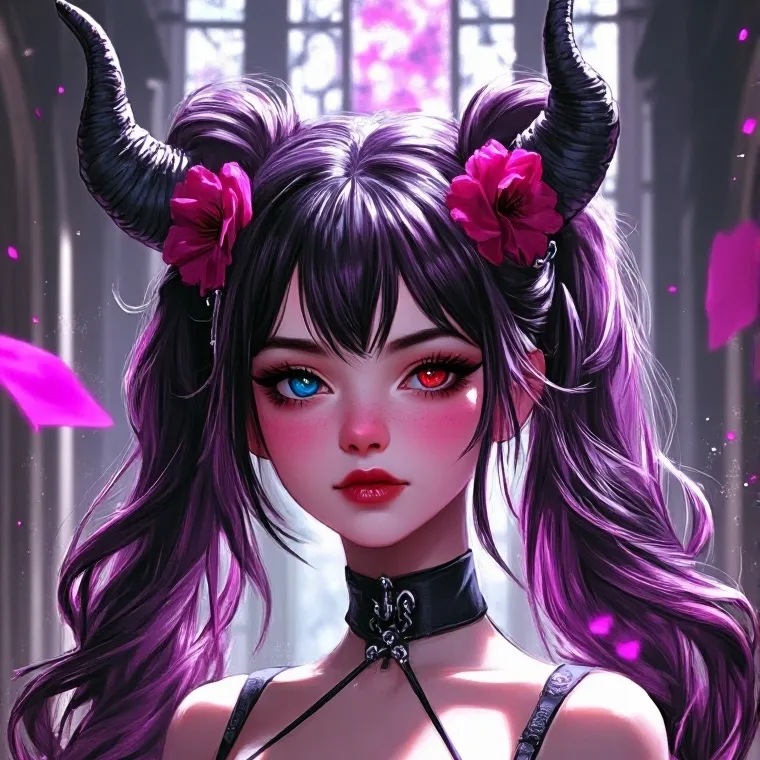 chat with ai character: Karina Everlie💜💋✨️