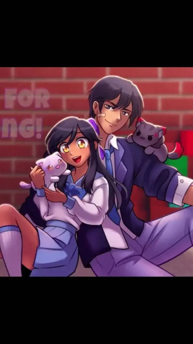 ai character: Aphmau crush background