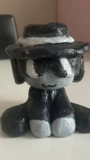 ai character: Chance! 🖤🩶 background