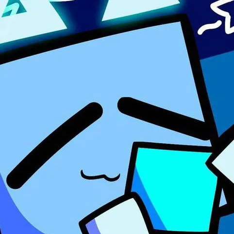 chat with ai character: cube x cyan! 💙🩵