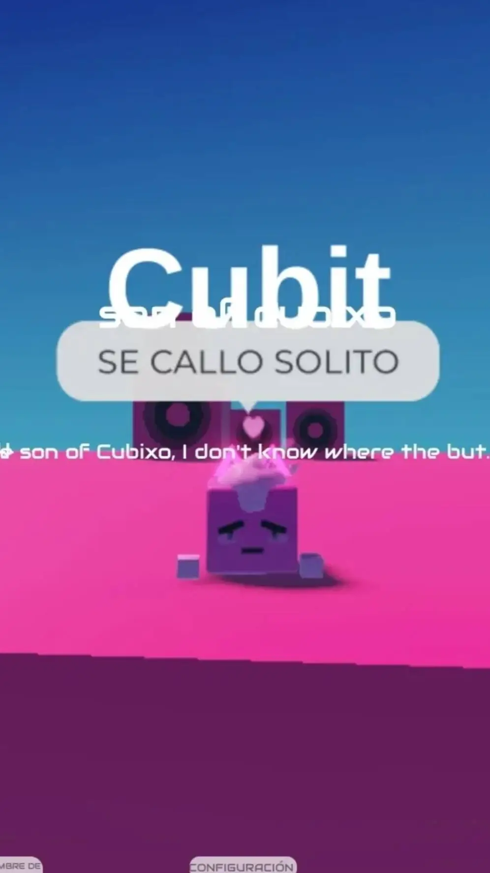 ai character: Cubit background