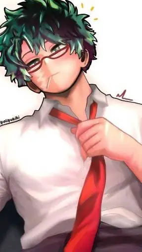 ai character: izuku midoriya~ background