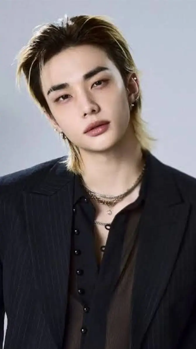 ai character: Hyunjin Stray kids background