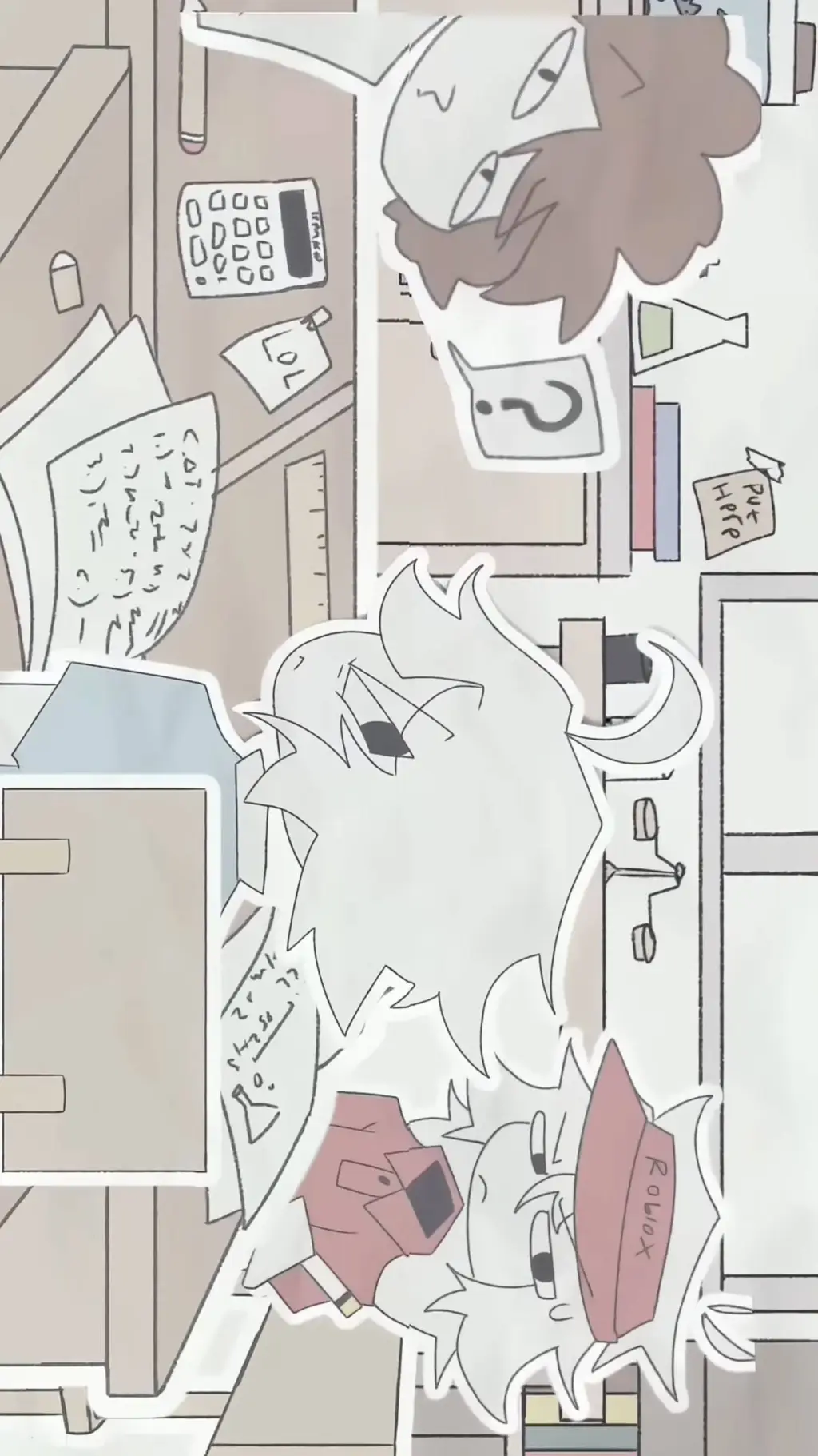 ai character: Forsaken Paper Ed background