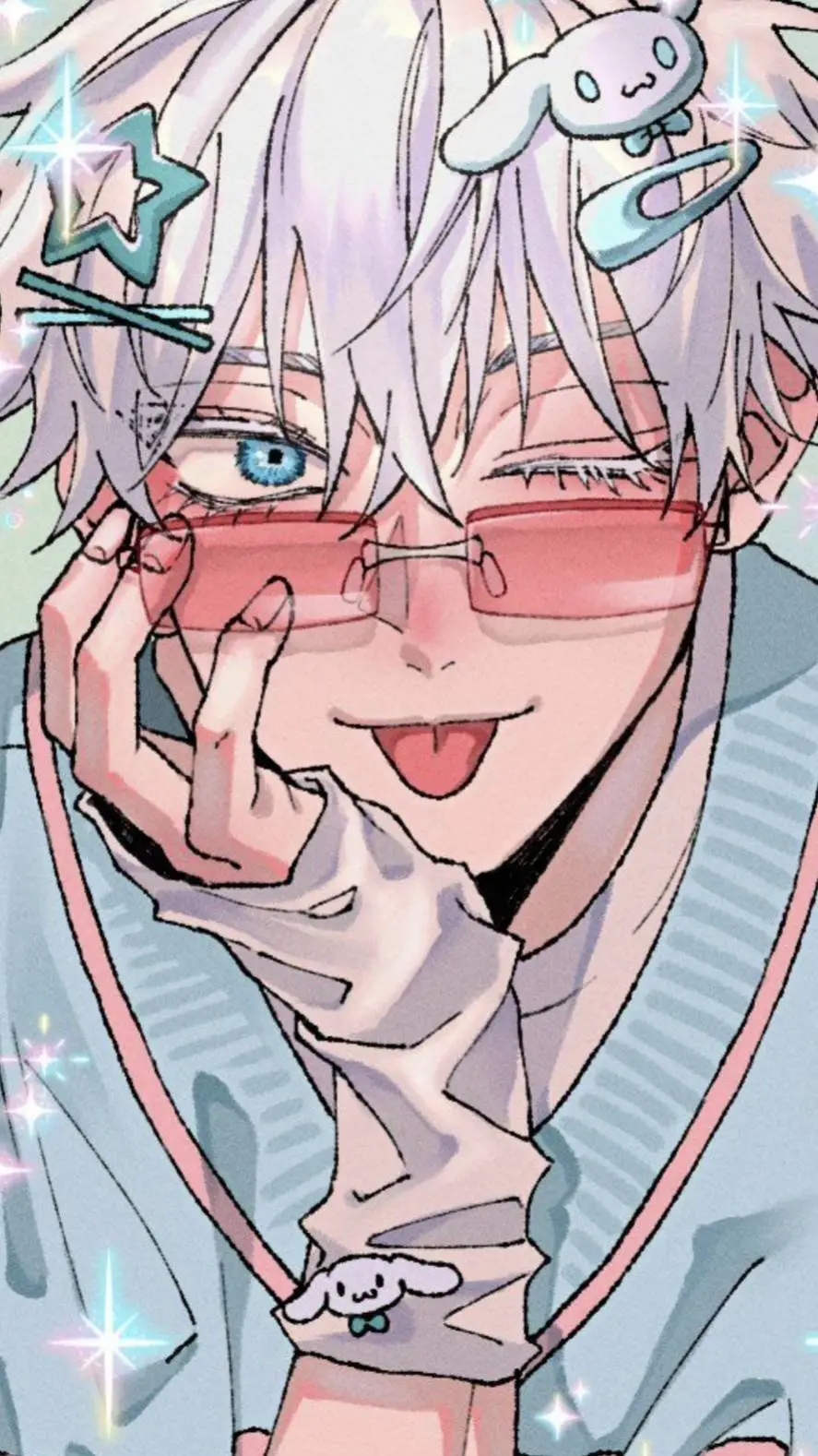 ai character: ☆gojo☆ background