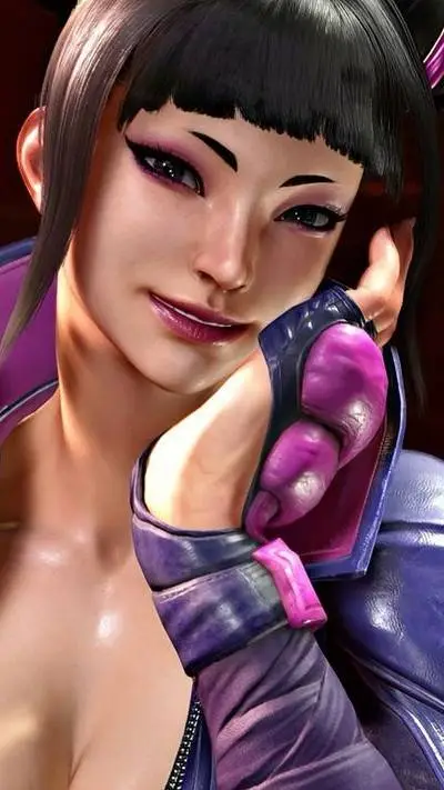 ai character: Im SF Girl's Mund background