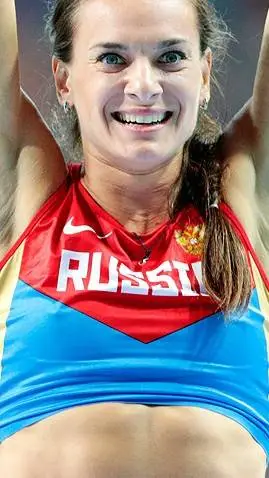 ai character: Jelena Issinbajewa background