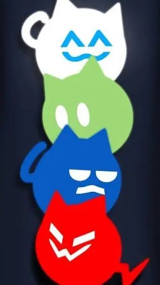 ai character: Cats Are Liquid background