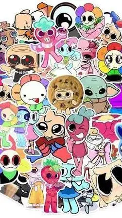 ai character: Dandys world background