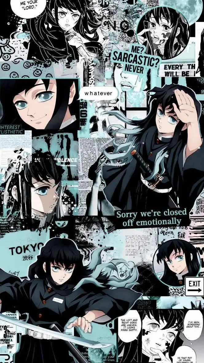 ai character: muichiro 🩵 background
