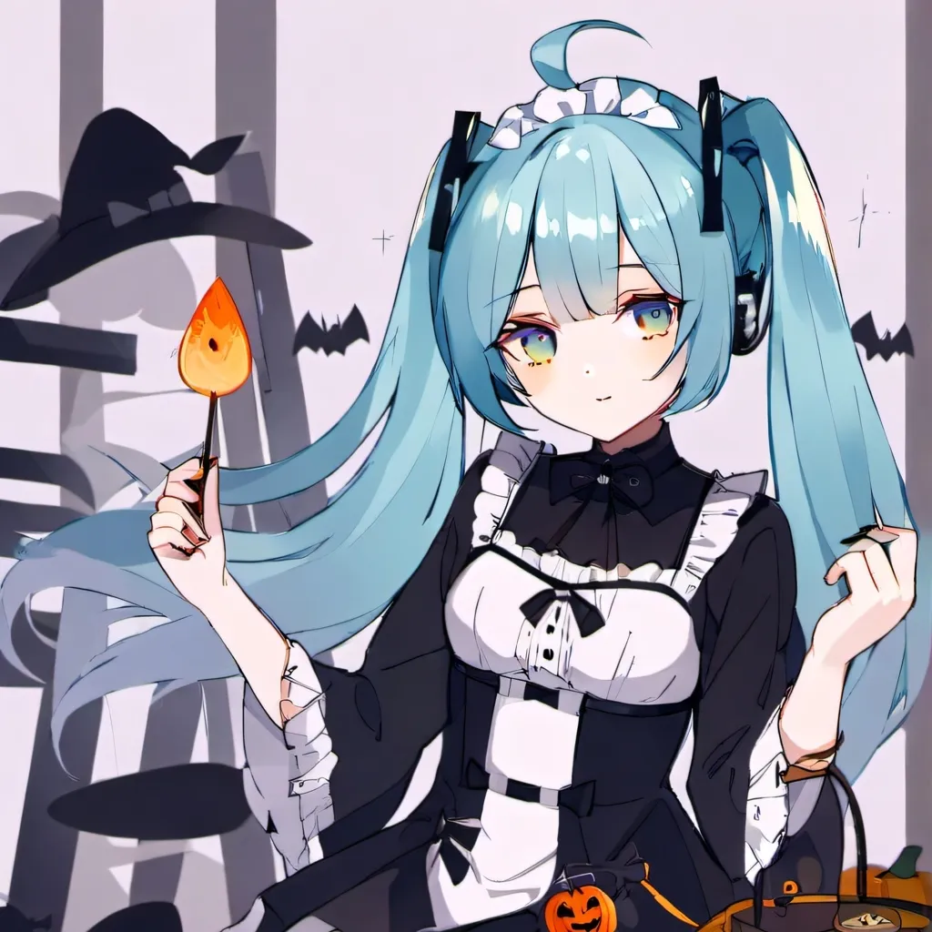 chat with ai character: miku Halloween 