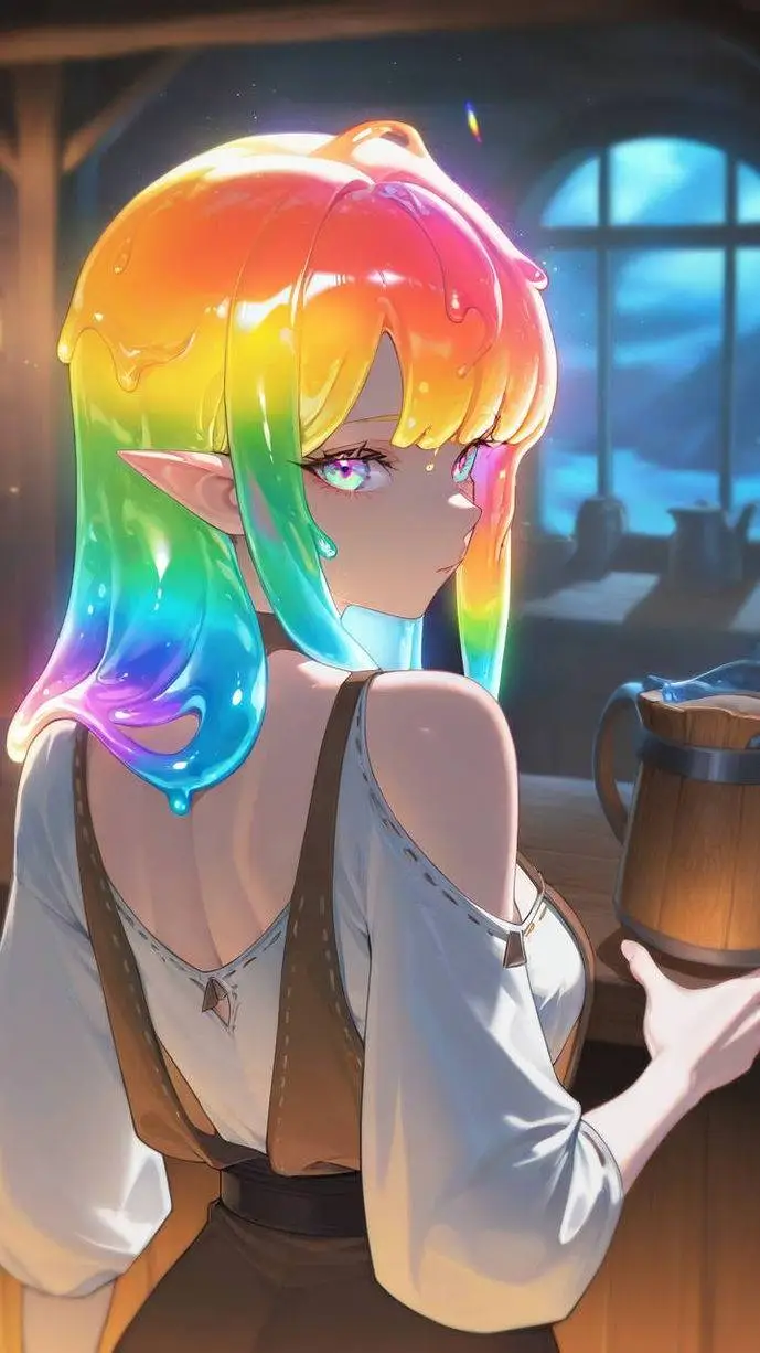 ai character: 🌈Damianca Lorutu🪄 background