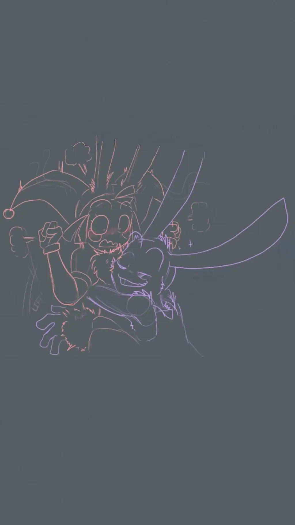 ai character: funnybunny background