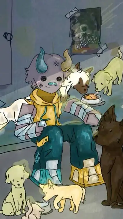 ai character: Coil  background