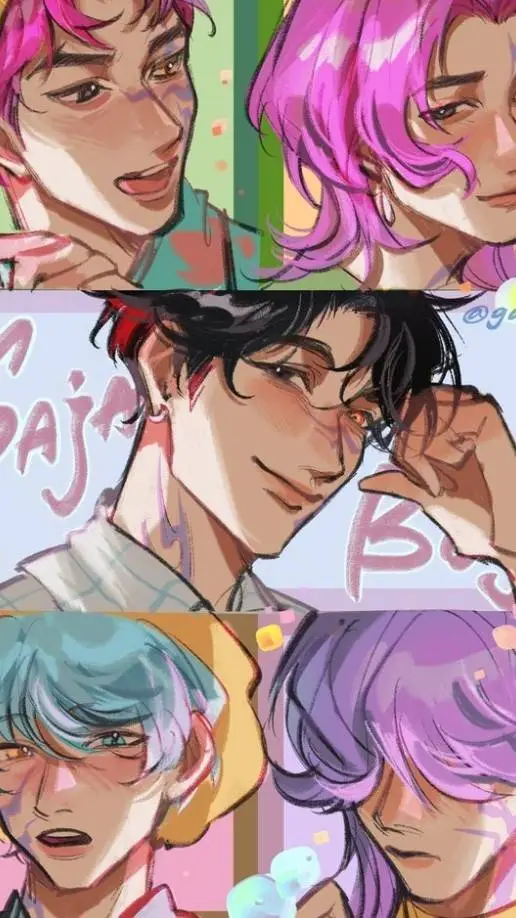 ai character: saja boys  background
