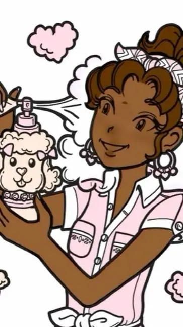 ai character: Niki/dork diaries  background