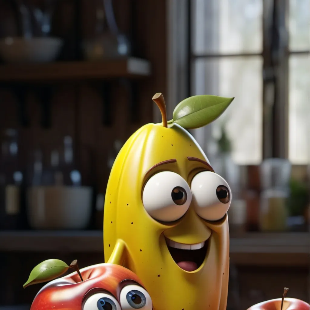 chat with ai character: Apple