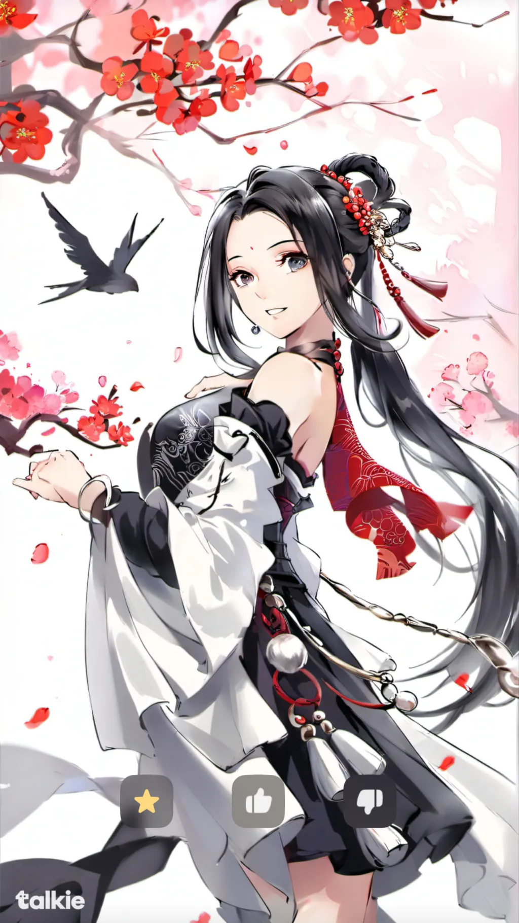 ai character: Gaëlle  background