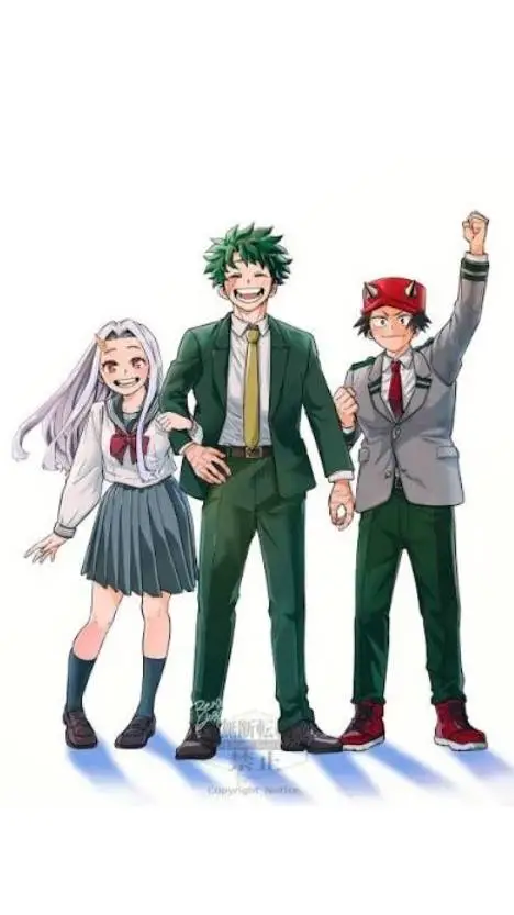 ai character: Deku. U.A background